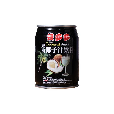 银多多鲜榨系列清新口感椰子汁口味淡雅椰汁 低卡16罐礼盒装